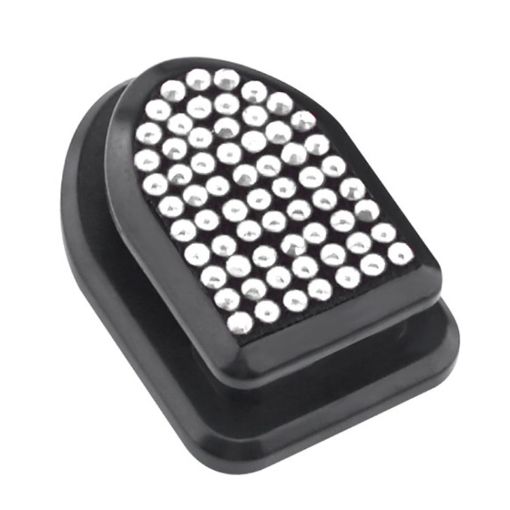 Diamond-Studded White Car Hook Seat Back Accessory - 1