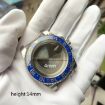GMT Blue & Yellow Ceramic Watch Case for Rolex 2813/8215/2836/3804 - 3