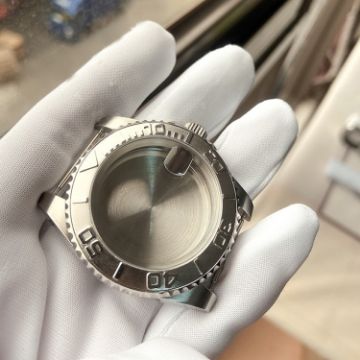 Rolex 2813/8215/2836/3804/8200 GMT Watch Case SUB Silver Ring - 1