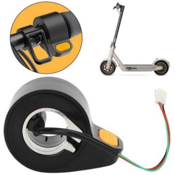Yellow Thumb Throttle Finger Dial for Ninebot MAX G30 Scooter - 1