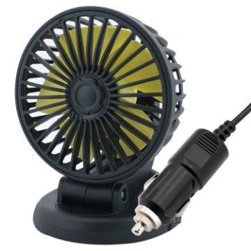 F409 12V Car Fan, General Shaking Head, Cigarette Lighter Port - 1