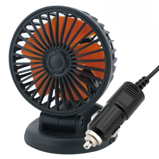 F409 24V Car Fan with Shaking Head (Cigarette Lighter Port) - 1