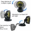 F409 24V Car Fan with Shaking Head (Cigarette Lighter Port) - 5