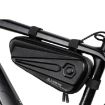 WEST BIKING YP0707257 EVA Hard Shell Bicycle Triangle Bag (Black) - 1