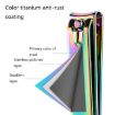 Black Titanium Nail Shear Tool, Large Flat (Colorful Titanium) - 4