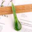 Emerald Resin Scraping Sheet Acupuncture Pen for Facial Massage - 1