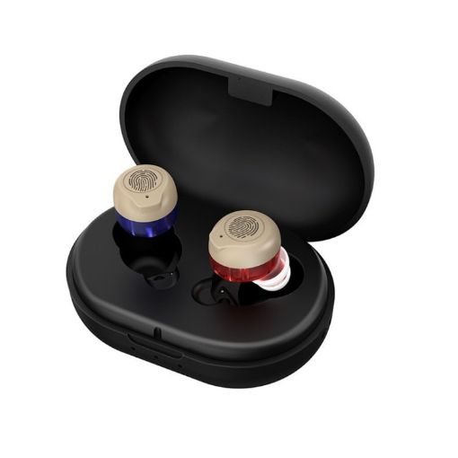 GM-305 Binaural Magnetic Rechargeable Hearing Aid Voice Amplifier - 1
