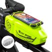 WEST BIKING Waterproof Yellow Green Bike Top Tube Bag - 1