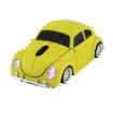 Yellow Car Shape Wireless Mouse - CM0010B, 1200 DPI, 3 Keys - 2