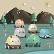 Cartoon Pet Pull Back Inertia Car Toy for Kids (Rhino) - 2