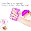 Purple Hemiplegia Finger Rehab Grip Ball for Adult Massage Training - 6