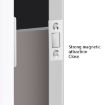 Punch-Free Cabinet Door Magnetic Suction Launcher, Double Magnet, Gold - 5
