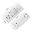 Invisible Cabinet Door Magnet Suction Launcher Double Magnet Green Bronze - 3