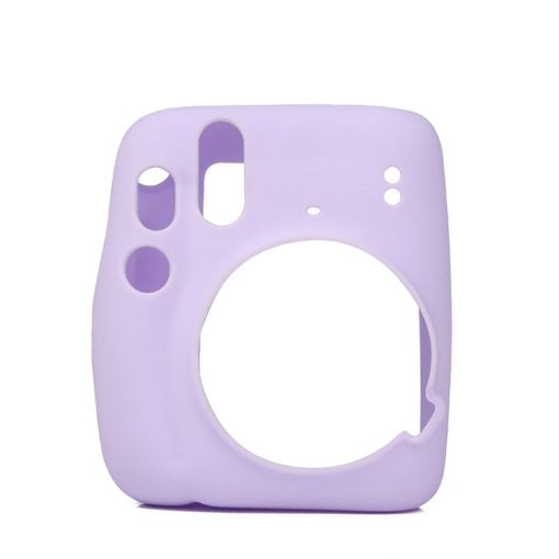 Purple Silicone Protective Cover for Fujifilm Instax Mini 11 Camera - 1