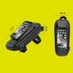 WEST BIKING Bicycle Front Beam Bag Hard Shell Phone Holder Yellow - 3