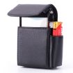 Stone Pattern Black Cigarette Box Business Card Case - 6