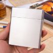 Stainless Steel Clamshell Business Cigarette Case for Men (Y-9) - 6