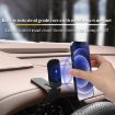 SUMITAP Magnetic HUD Car Phone Bracket Mute Stent (Deep Black) - 6
