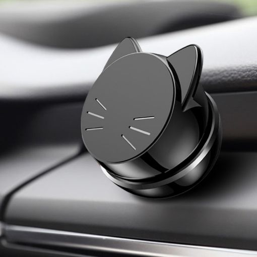 Black Magnetic Multifunctional Mobile Phone Car Holder - 1