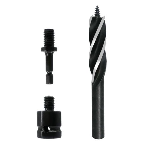 Woodman Door Lock Drill Bit - Electric Wrench 22mm Hole Opener - 1