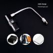 Bicycle LED USB Tail Light 7505C: Red White Blue Night Riding Lamp - 4