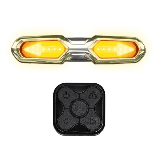 Smart Wireless Bicycle Tail Light with Remote Control (DT-6002Z) - 1