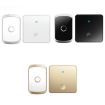 CACAZI FA50 Self-Generating Wireless Doorbell, US Plug (Black) - 2
