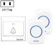 CACAZI H10 Wireless Music Doorbell, US Plug, No Battery, White - 1