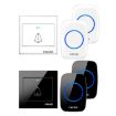 CACAZI H10 Wireless Music Doorbell, US Plug, No Battery, White - 2