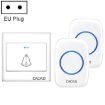 CACAZI H10 Wireless Music Doorbell, EU Plug, No Battery (White) - 1