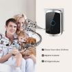 CACAZI A50 Wireless Music Doorbell, US Plug, No Battery (Black) - 5