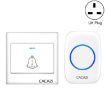 CACAZI H10 Wireless Smart Doorbell, UK Plug (White, Battery-Free) - 1