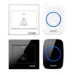CACAZI H10 Wireless Smart Doorbell, UK Plug (White, Battery-Free) - 2