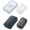 CACAZI A19 Wireless Music Doorbell 1 For 1, UK Plug, No Battery (White) - 2