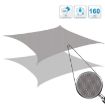 Royal Blue Triangle Sunshade Sail, 3x4x5m, Waterproof & Anti-UV - 5