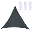 Outdoor Triangle Sunshade Sail Waterproof Canopy, 2.4m x 2.4m x 2.4m - 1