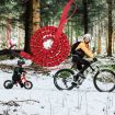 ZXCQYS-L Black Bicycle Tow Rope for Parent-Child Mountain Biking - 4