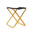 Portable Gold Camping Chair with 7075 Aluminum Alloy, 24.5x22.5x27cm - 1