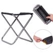 Portable Gold Camping Chair with 7075 Aluminum Alloy, 24.5x22.5x27cm - 5