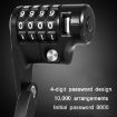 WEST BIKING Portable Folding Anti-Theft Bicycle Chain Code Lock - 5