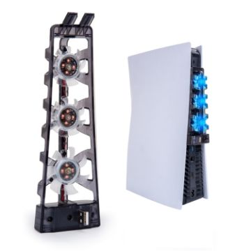 DOBE TP5-1523 Black Rear Blu-Ray Cooling Fan for PS5 Host - 1