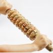 Wooden Leg & Abdominal Roller Massager with 358 Wheels - 5