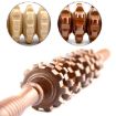 Wooden Leg & Abdominal 388-Wheel Roller Massager - 4