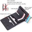 RFID Stainless Steel Credit Card and Business Card Holder (Blue) - 5