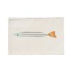 Mediterranean Cotton Linen Geometric Placemat Potholder (Fish Bone) - 1