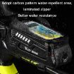WEST BIKING Black Bicycle Hard Shell Front Beam Phone Bag - 5