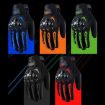MCS-17 Blue Motorcycle Gloves, Touchscreen, Size L - Riding Tribe - 2