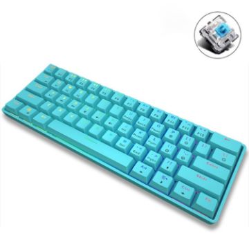 LEAVEN K28 61-Keys RGB Wireless+Wired Mechanical Keyboard Green Axis - 1