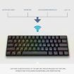 LEAVEN K28 61 Keys RGB Wireless/Wired Mechanical Keyboard Red Axis - 4