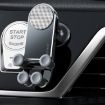 Oatsbasf Car Gravity Metal Bracket for Folding Screen Phones - Black - 1